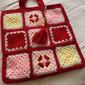 Tote Bag Handmade Crochet